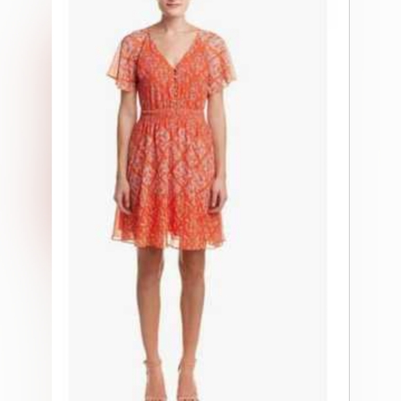 Erin Fetherston Floral Dress Midi Dress - Picture 1 of 6